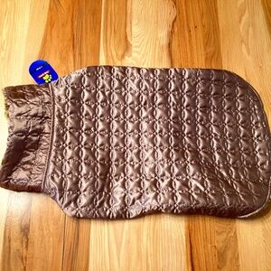 Brand NEW Dog Puffer Coat w/Leopard Lining NWT